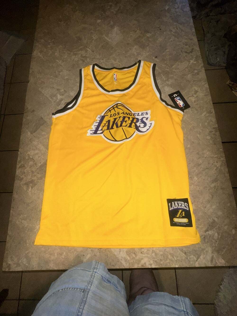 Ultra Game NBA Los Angeles Lakers Sleeveless Mesh Jersey Tank Top